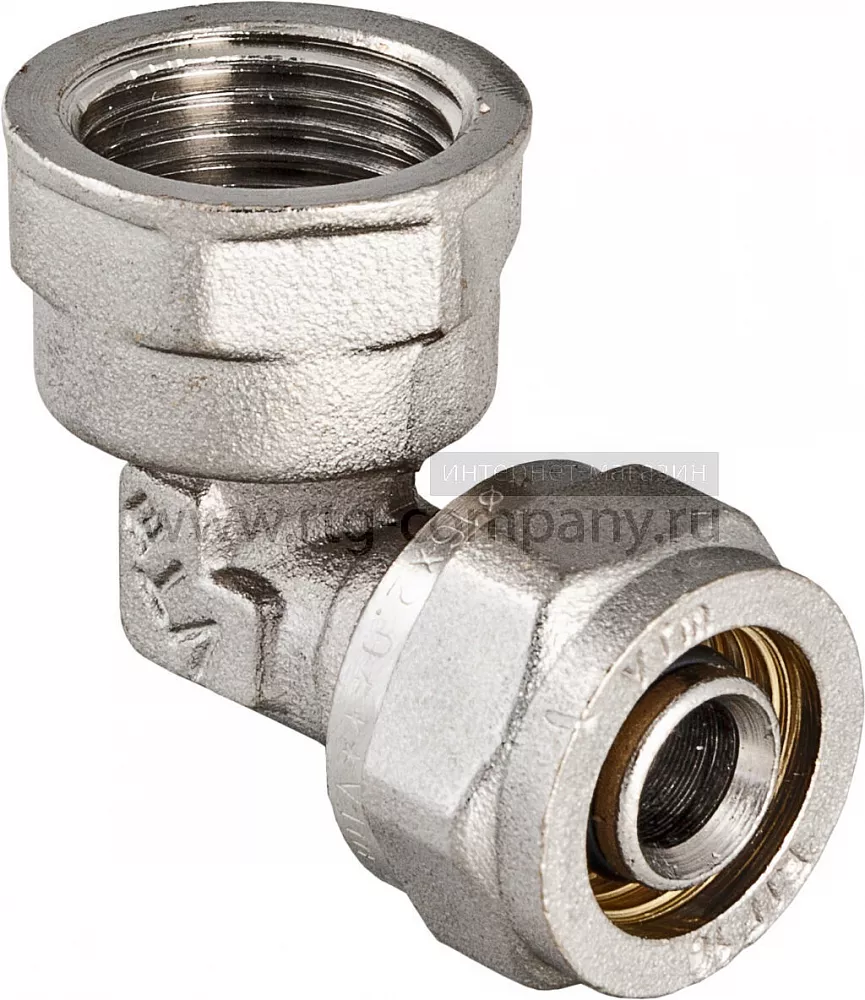 Угольник обжимной с ВР 16*3/4" внутренняя резьба (Valtec)
