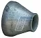 Переход стальной оцинкованный d 108*4х76*4 (ГОСТ 17378-2001)