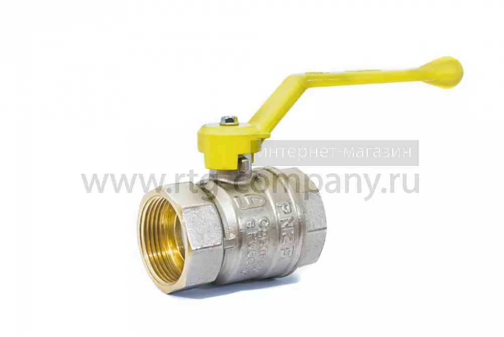 Кран шаровый газовый "рычаг" ВВ внутренняя резьба  1"  (LD 47.351.25) уп 8 шт
